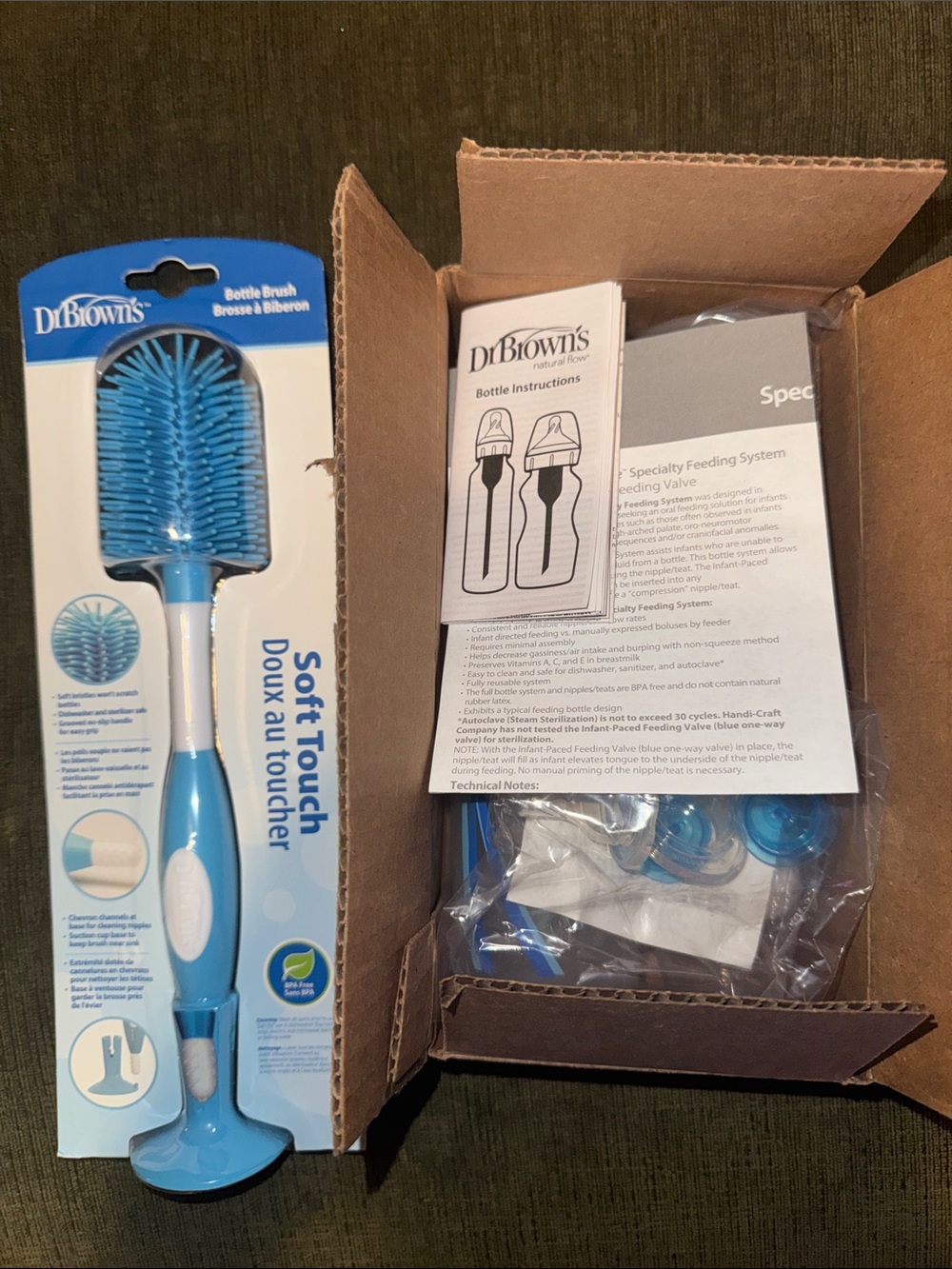BNIB 💥 Dr. Brown's Medical Specialty Feeding System & Bottle Brush - Picture 7 of 7